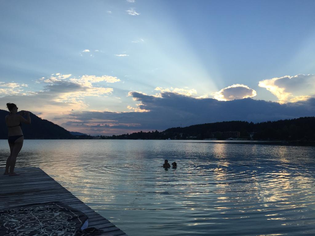 Georgihof Im Park Apartman Unterburg am Klopeiner See Kültér fotó